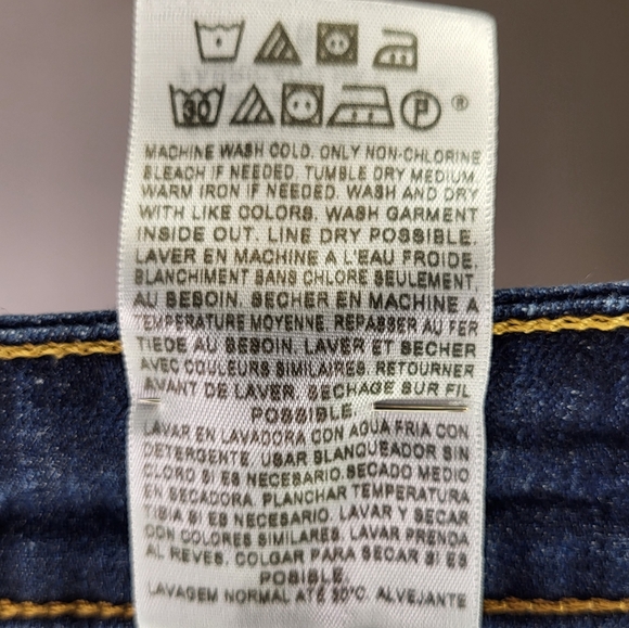 Levi's Slight Curve Classic Bootcut Denim Jeans size 33/16W - Picture 7 of 7